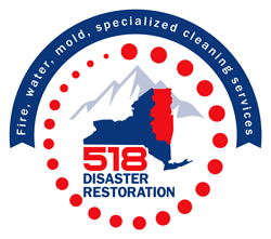 518 disaster restoration logo